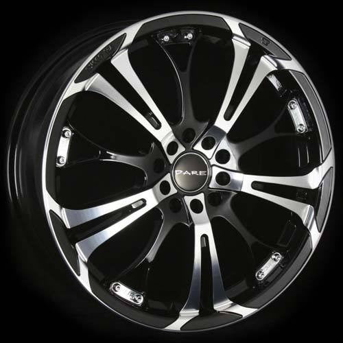 Dare Ghost 18x7.5 5x108/114.3 ET42 Black/Polish face