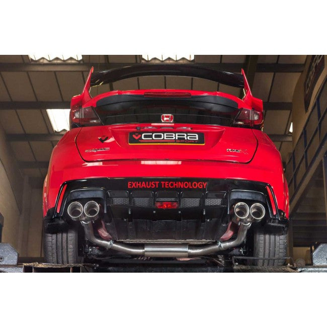Honda Civic Type R FK2 (RHD) 2015> Cat Back Exhaust (Non-Resonated)