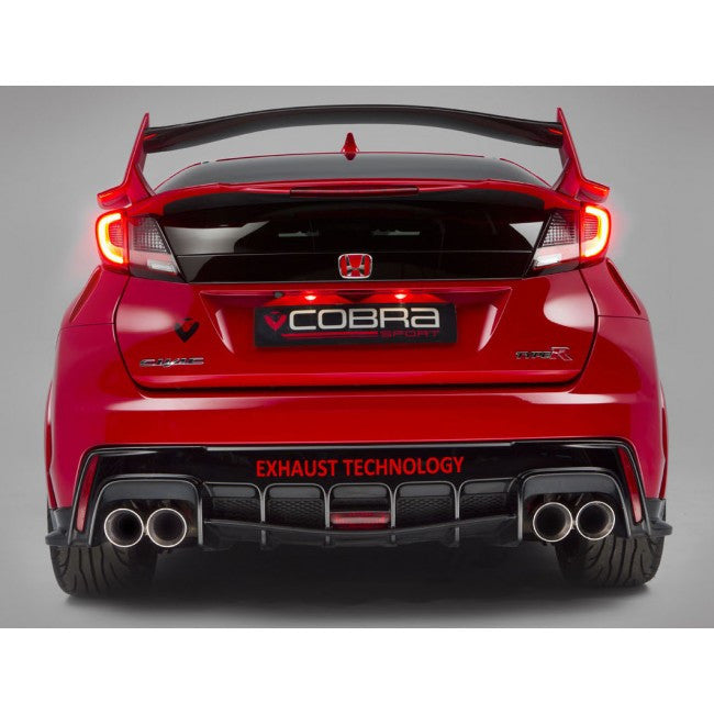 Honda Civic Type R FK2 (RHD) 2015> Cat Back Exhaust (Non-Resonated)