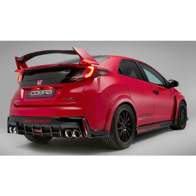 Honda Civic Type R FK2 (RHD) 2015> Cat Back Exhaust (Non-Resonated)