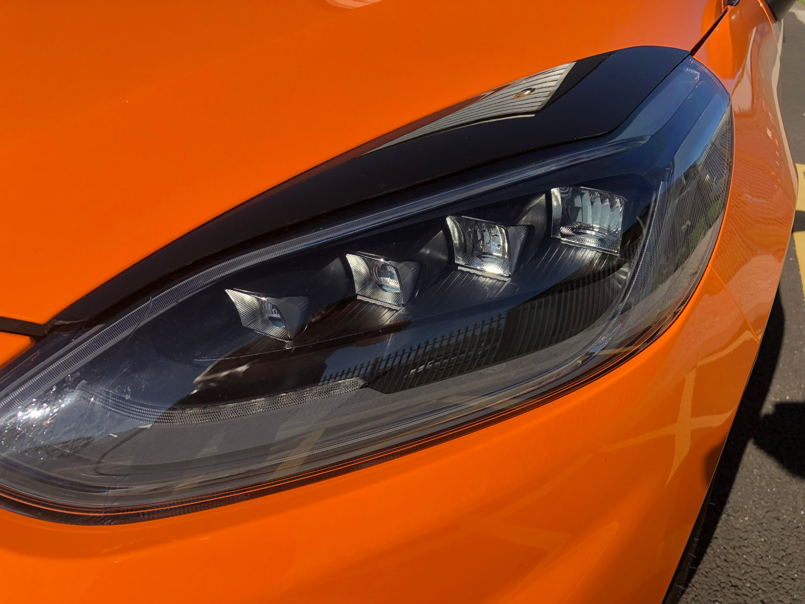 Fiesta MK8 headlight brows style 1