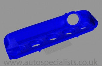 AS Performance Inlet manifold for Focus Mk2 ST & RS - Gloss Black