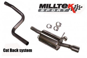 Fiesta ST150 Milltek Sport Cat Back Exhaust System - Non resonated (Louder)