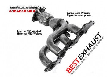 Fiesta ST150 Milltek Sport Large bore 4-1 Race manifold
