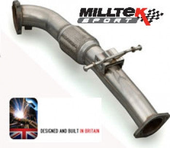 Focus RS Mk2 Milltek 3 inch (76mm) downpipe