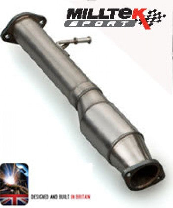 Focus RS Mk2 Milltek 200 cell Sports Cat 3 inch pipe work