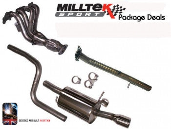 Fiesta ST150 Milltek Sport - Full Race system including 4-1 manifold, available with Decat or Sports Cat