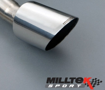 Focus RS Mk2 Milltek Sport Cat Back System available in Non Resonated & Resonated (Quieter)