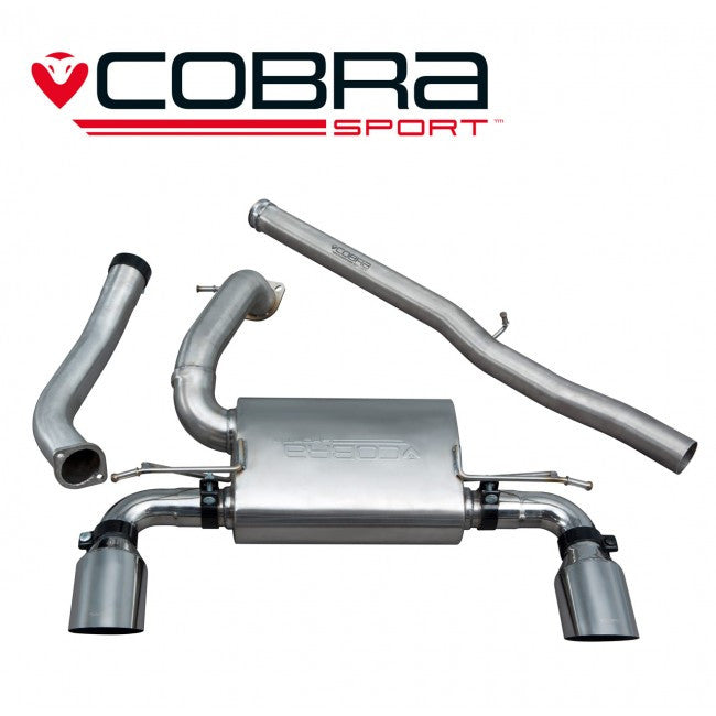 Ford Focus RS MK3 - Cat Back Exhaust (Valveless / Non Resonated)