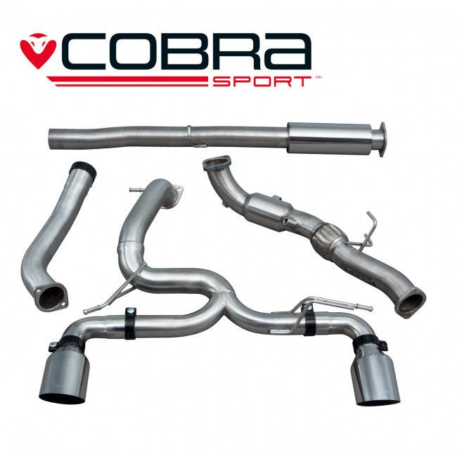 Ford Focus RS MK3 - Turbo Back Exhaust (Venom Range / Valveless / with Sports Cat)