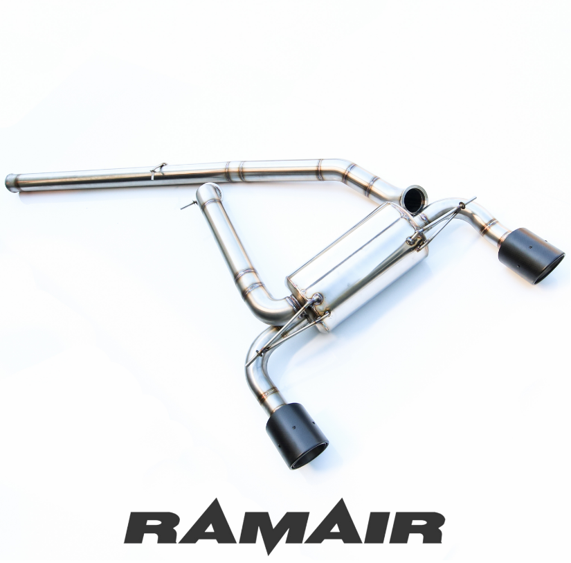 Ford Focus RS Mk3 Performance Stainless Steel Cat Back Exhaust System with Carbon Fibre Tails