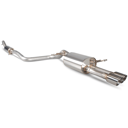 Ford Fiesta MK7 1.0 Scorpion non-resonated cat-back exhaust (ST valance)