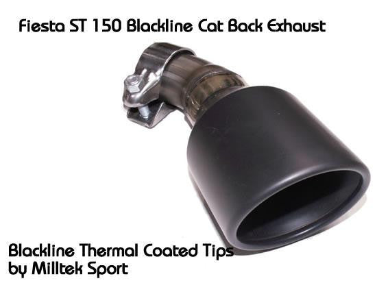 Fiesta ST150 Milltek Sport (Blackline tip) Cat Back Exhaust System