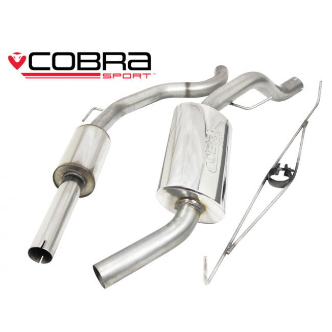 Vauxhall Corsa D VXR (2007-09) Cat Back Exhaust (2.5" bore) (Resonated)