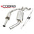 Vauxhall Corsa D VXR (2007-09) Cat Back Exhaust (2.5" bore) (Resonated)
